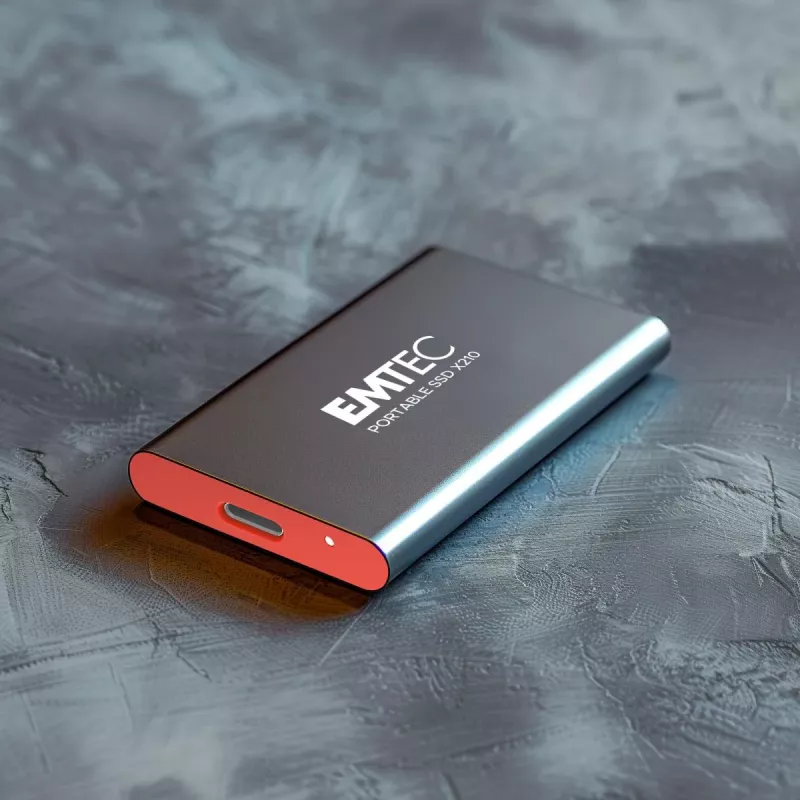 Emtec X210 ELITE 2 TB USB Type-C 3.2 Gen 2 (3.1 Gen 2) Black, Red