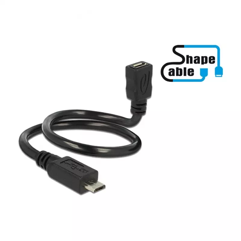 USB Cable DeLOCK 0.35m 2xUSB2.0 Micro-B
