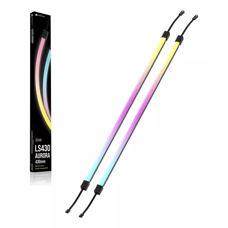 LED strip CORSAIR LS430 Aurora — multicolour, 430×10×10 mm, 2-pack