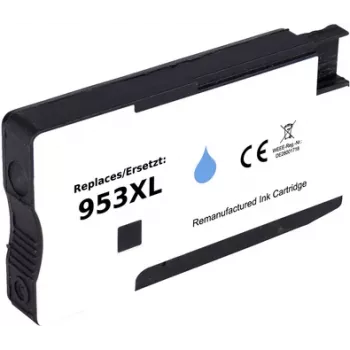 Renkforce Ink replaces HP 953 XL (F6U16AE) compatible Cyan RF-5655878 (RF-5655878)