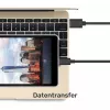 USB-C to USB-A data and charging cable Unitek C14067BK 1.5 m, black, male USB-C to male USB-A