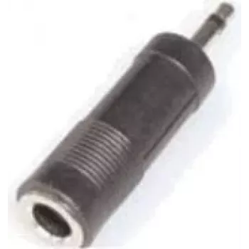 e+p GS 9 cable gender changer 3.5mm Mono (M) to 6.35 Mono (F) Black