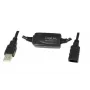 USB Cable LogiLink 15M USB 2.0 M/F Black