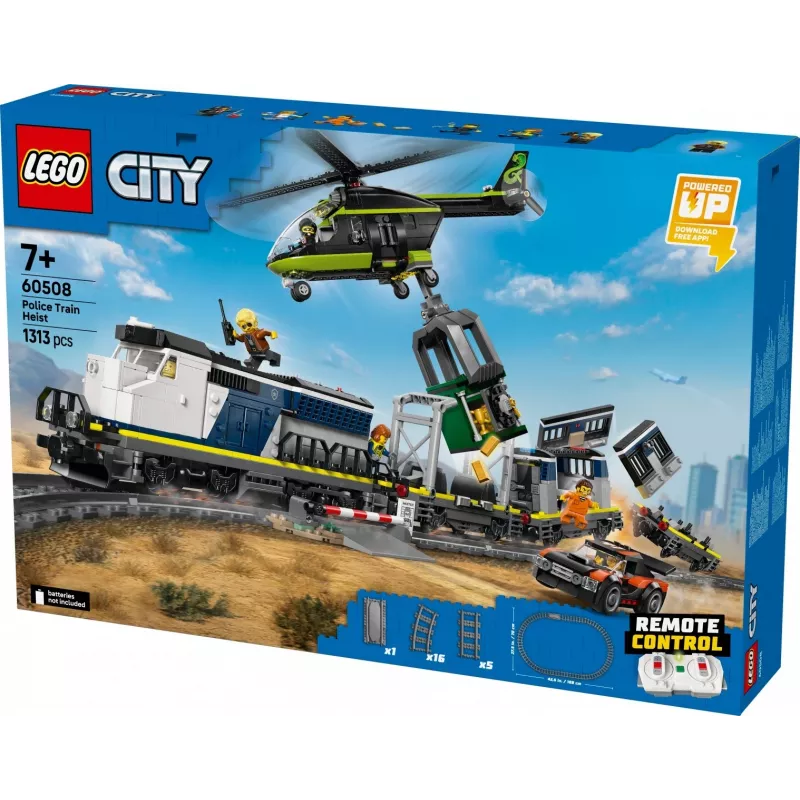 Bricks City 60508 Police Train Heist