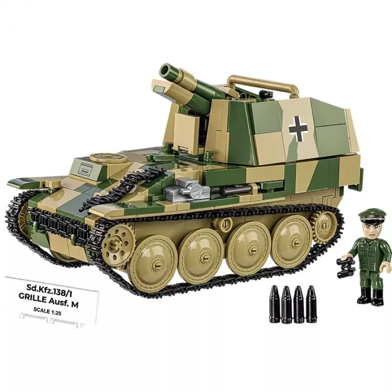 Construction model kit Cobi SD.KFZ.138/1 Grille, 720 pieces, display model