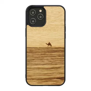 Phone case Man and Wood for iPhone 12 / 12 Pro — terra black