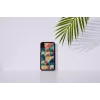 Smartphone case iKins for iPhone XR — Mosaic Black protective cover
