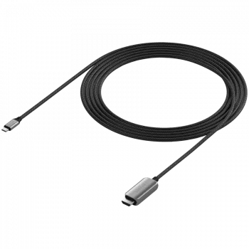 Satechi USB-C to HDMI 2.1 8K Cable, Length: 1,96m features a HDMI 2.1- and a USB-C-Connector