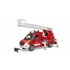 Fire truck BRUDER 02673 Red White ABS synthetics 4 years
