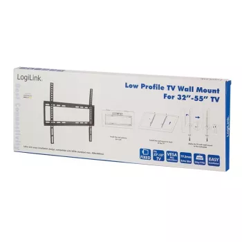 TV mount LogiLink BP0009 139.7 cm (55 inch) Black
