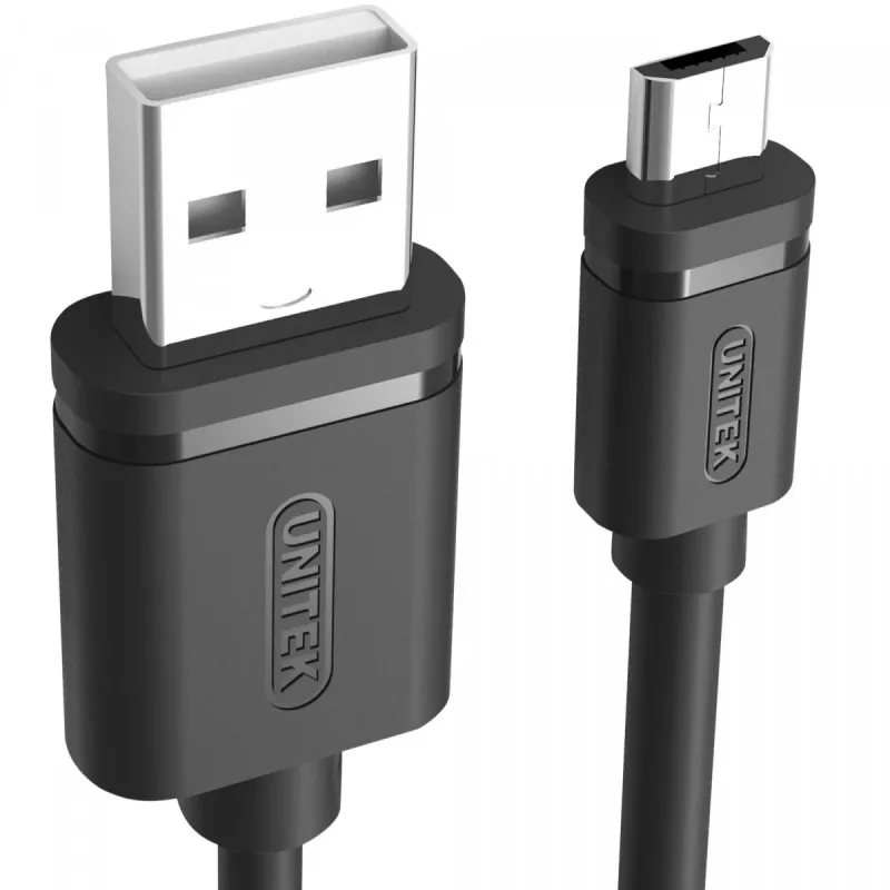 UNITEK Y-C434GBK USB cable USB 2.0 1.5 m USB A Micro-USB B Black