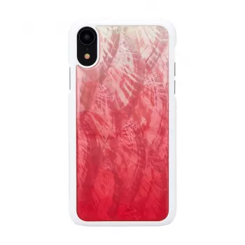 Smartphone case iKins for iPhone XR — pink lake and white color