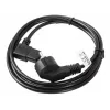 Power cable LANBERG CA-C13C-12CC-0018-BK, 2 m, C13 coupler to CEE7/7, black, angled C13