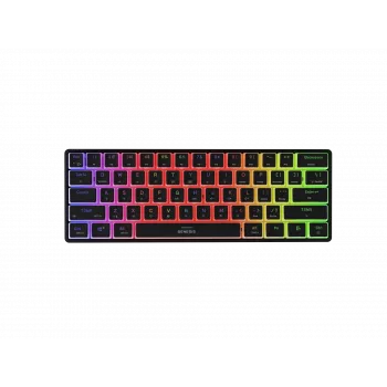 GAMING KEYBOARD GENESIS THOR 660 G2 US BLACK WIRELESS RGB MECHANICAL GATERON BROWN
