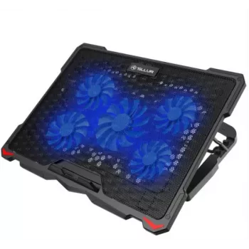 Tellur Cooling pad Basic 17, 5 fans, LED, Black