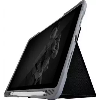Protective case STM Dux Plus Duo for iPad 7/8/9th Gen — Black, education bulk pack