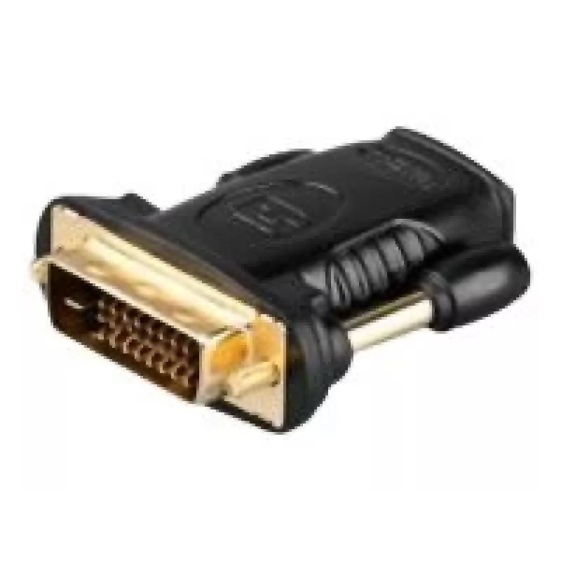 Goobay HDMI/DVI-D Adapter, HDMI Standard-Socket (Type A) -> DVI-D (24+1) Plug (68931)
