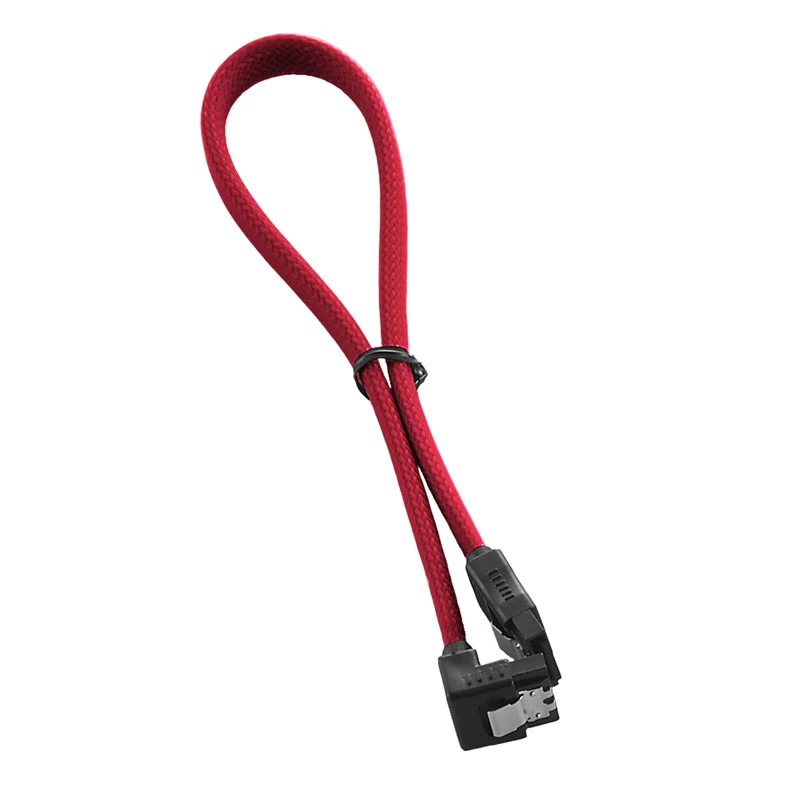 ModMesh Right Angle SATA 3 Cable 30cm - Red - Cable - Digital/Data (CM-CAB-RSAT-N30KR-R)