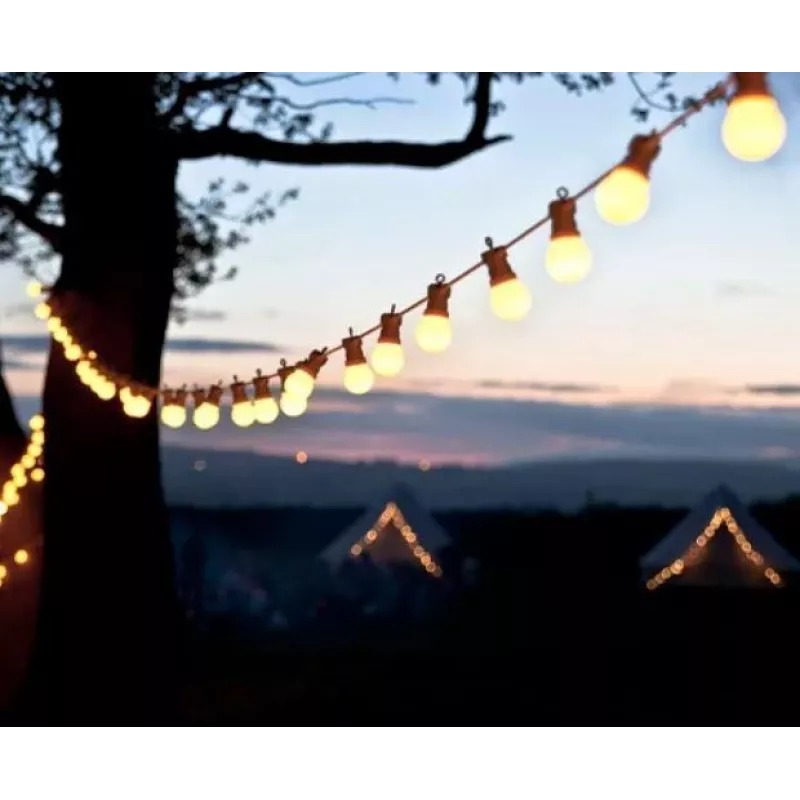 Lamp Led Garland Garden STRING/E27 15M VS-613 Visional