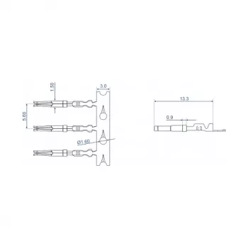 Crimp contacts for D-Sub HD female DeLOCK 66733