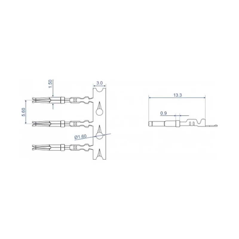 Crimp contacts for D-Sub HD female DeLOCK 66733