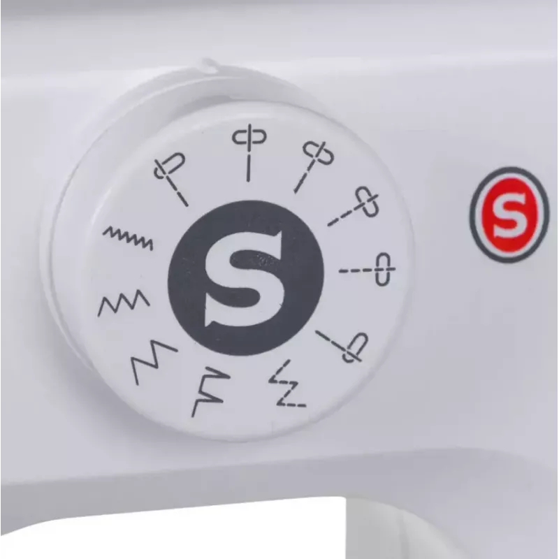 Semi-automatic sewing machine SINGER M1005 — 11 stitches, 4 mm stitch width, top drop-in bobbin, free arm, 2.5 kg