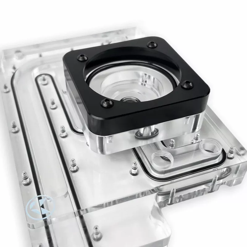 Stealkey Customs Distroplate for Fractal Design North D4 — acrylic reservoir (SW10099)