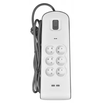 Surge Protector Belkin BSV604ca2m White 6 AC outlets 2 m
