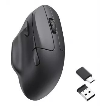 Wireless mouse Keychron M7 8K black — compact ergonomic design, rechargeable