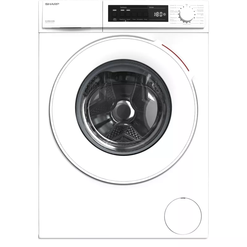 Sharp ES-NFW612CWB-DE washing machine Front-load 6 kg 1200 RPM White