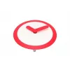 NeXtime klok 2615ro Focus, Ø25 cm, Wall, White/ Red