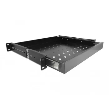 Delock - rack drawer - Black - 1U - 48.3 cm (19)