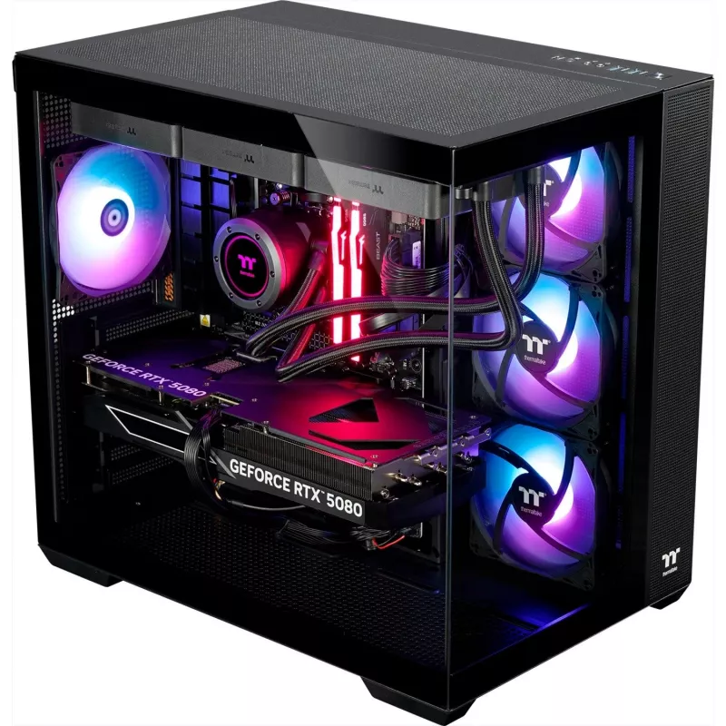 Computer Thermaltake FTW RTX 5080 Black Intel Core i7 16GB 1TB SSD NVIDIA RTX 5080 Windows 11 Home 64-Bit