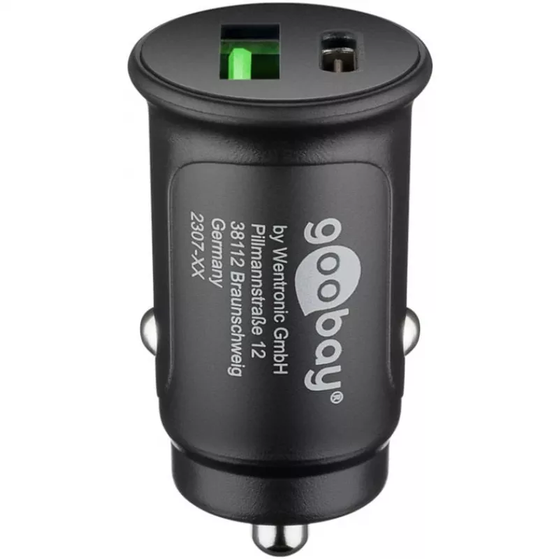 Goobay 59521 Mobile Device Charger Universal Black Cigar Lighter Fast Charging Auto