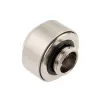Hardtube fitting OPTIMUS for 12 mm rigid tubing, Satin Nickel finish