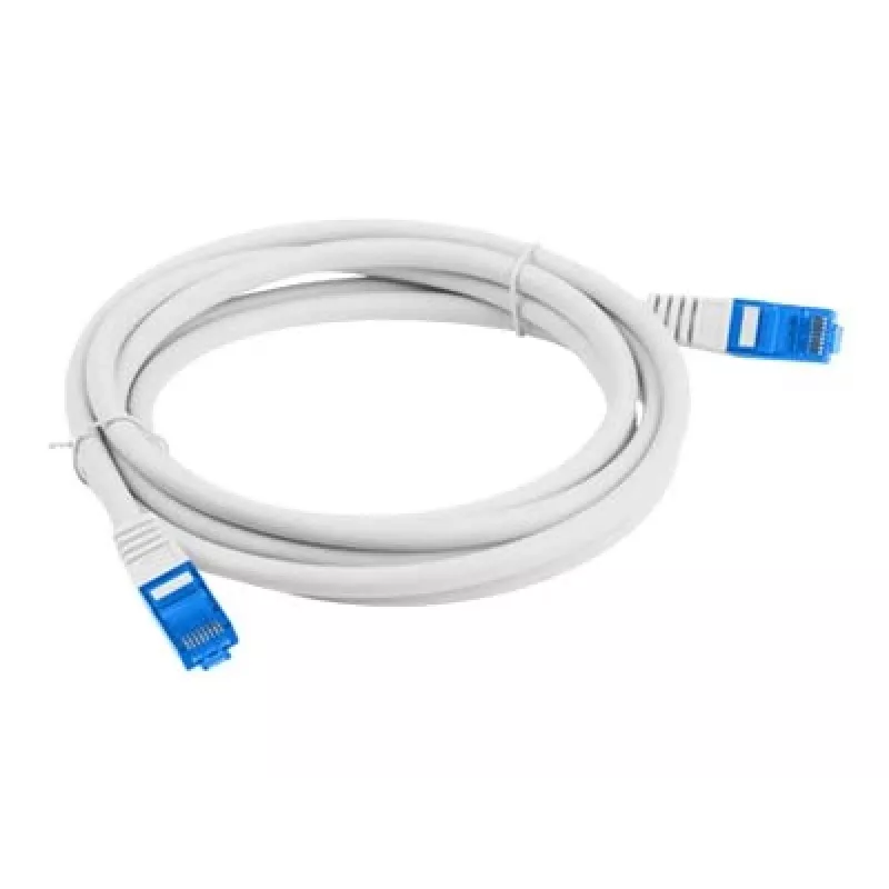Network cable LANBERG Cat6a S/FTP PCF6A-10CC-0300-S RJ-45 3 m Grey, LSZH, 500 MHz, CCA, Ø6 mm
