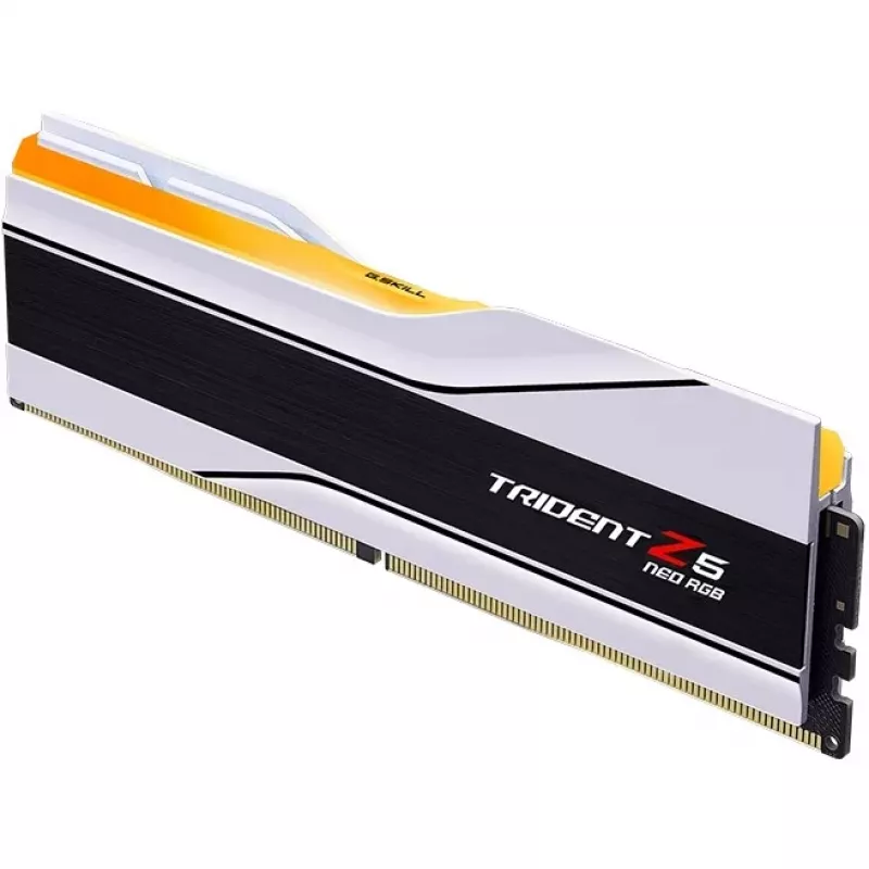 DIMM 32 GB DDR5-6400 (2x 16 GB) Dual-Kit, Arbeitsspeicher weiß, F5-6400J3039G16GX2-TZ5NRW, Trident Z5 Neo RGB, AMD EXPO