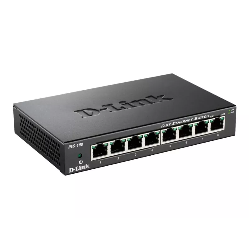 D-Link DES-108 Black