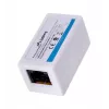 Network splitter LANBERG AD-RJ45-RJ45-OU6 — white RJ-45 1 input to 1 output