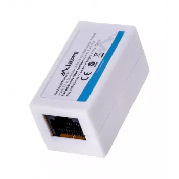 Network splitter LANBERG AD-RJ45-RJ45-OU6 — white RJ-45 1 input to 1 output
