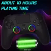 Gamepad Subsonic PS5 Wireless LED Controller Black D-pad Home Options Share