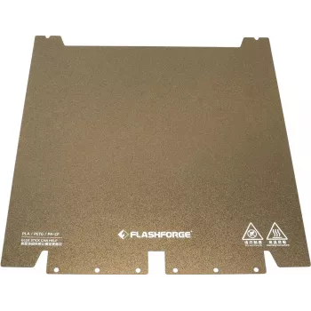 Steel build plate for 3D printer Flashforge GUIDER3 PLUS, Ultra PEI surface, original part 70002484002