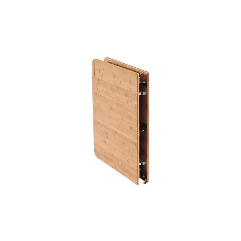 Outwell Custer L Brown camping table — Bamboo top, Aluminium frame, 700×1200 mm, 11.5 kg