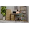 ALMA CHEST OF DRAWERS, ANTHRACITE/ARTISAN OAK