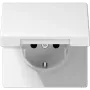 JUNG LS 1520 BFKL WW SCHUKO Socket with Hinged Lid White