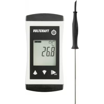 VOLTCRAFT PTM 100 + TPT-200 temperature measuring instrument -200 - 450 °C Probe Type Pt1000 IP65