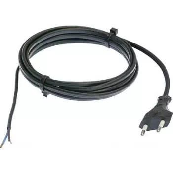 Power supply cable AS Schwabe 70642, 1.5 m, black, mains lead