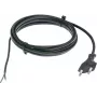 Power supply cable AS Schwabe 70642, 1.5 m, black, mains lead