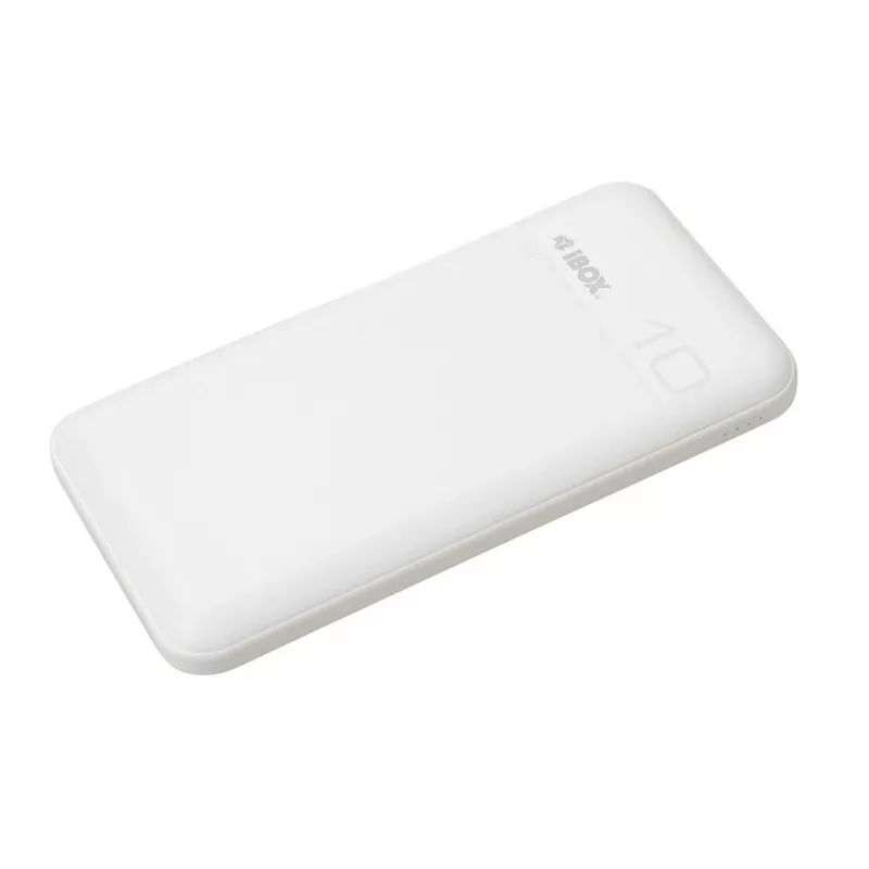 Portable power bank IBOX IPB10 10000 mAh, Li-Ion, Quick Charge 3.0, USB‑C & USB‑A outputs, 20W PD