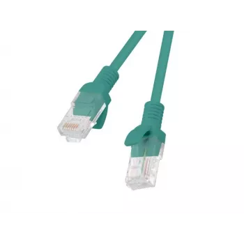 LANBERG Cat5e U/UTP Patch Cable RJ-45 to RJ-45 2 m Green, CCA 26 AWG, HDPE jacket, 100 MHz